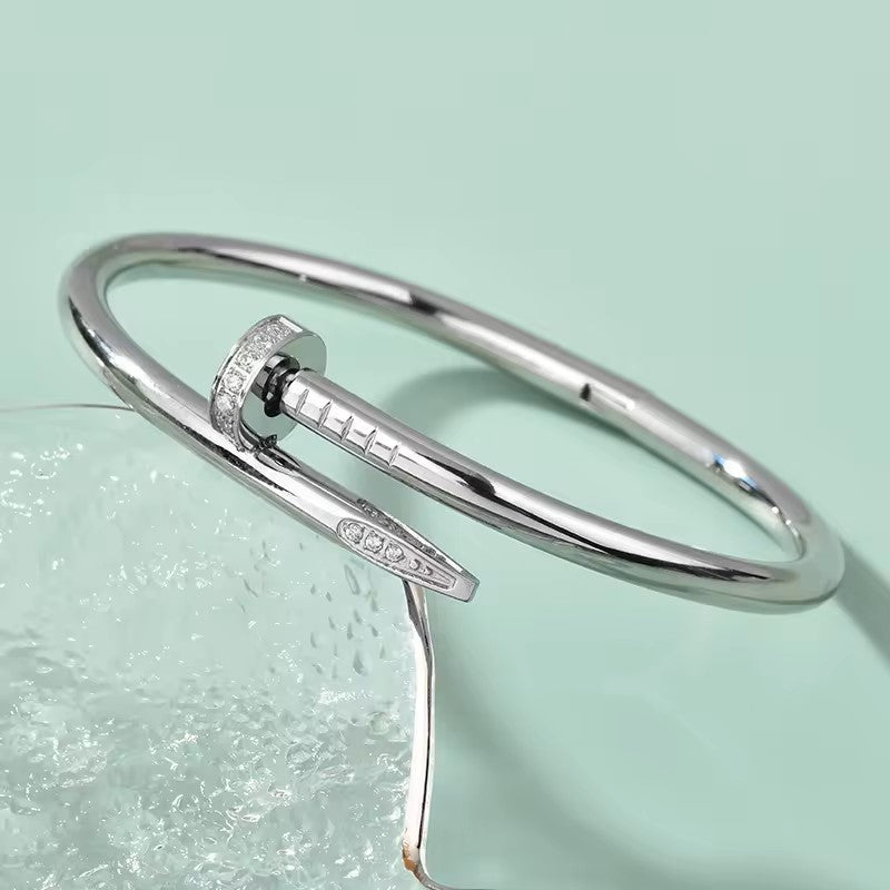 18K Gold Plated Nail Cuff Bangle
