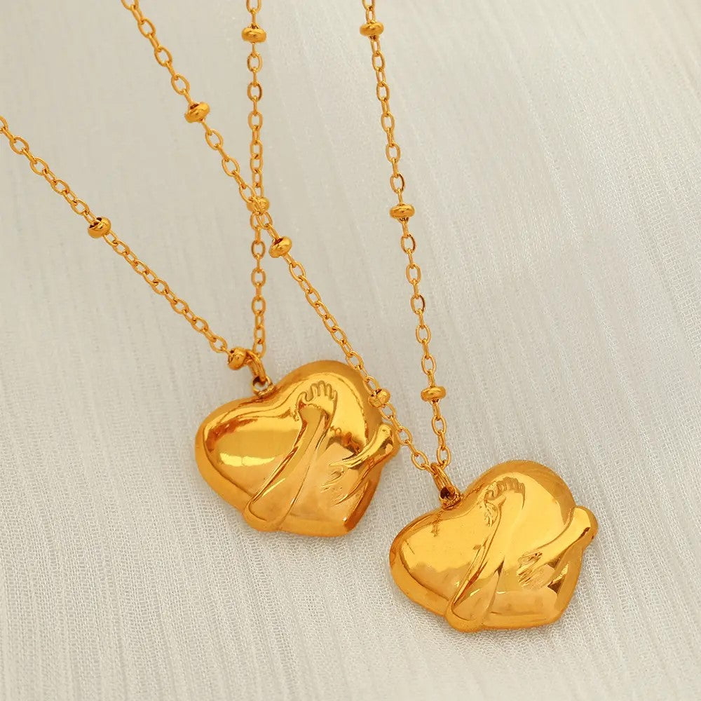 18K Gold Plate Self-Love Pendant Necklace