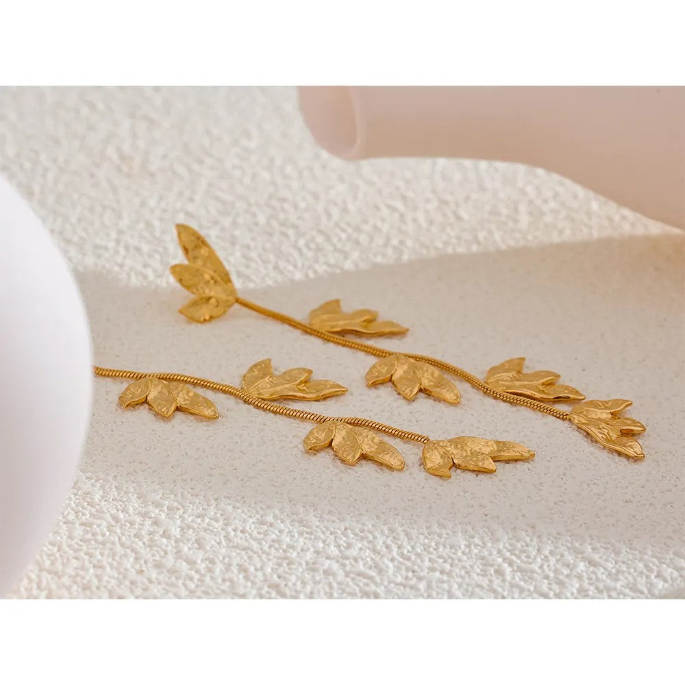 18K Gold Plated Shakti Drop Earrings