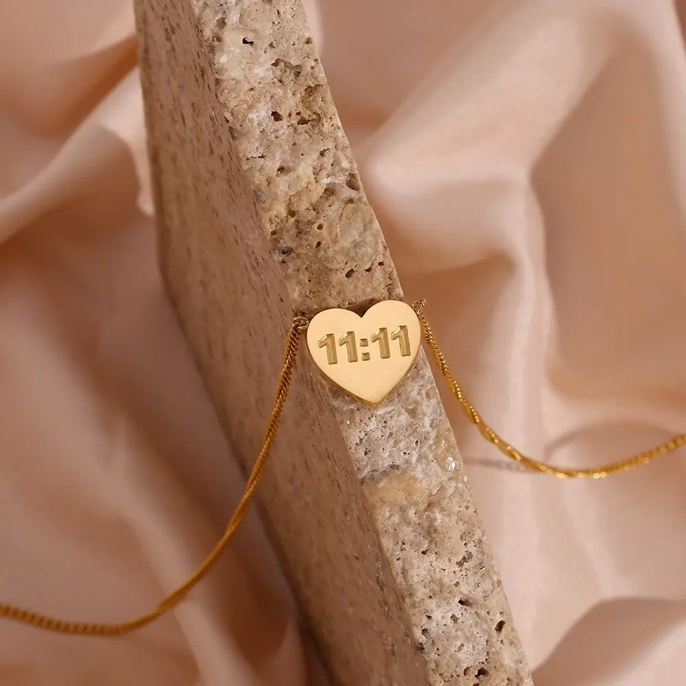 18K Gold Plated Angel-Number Necklace