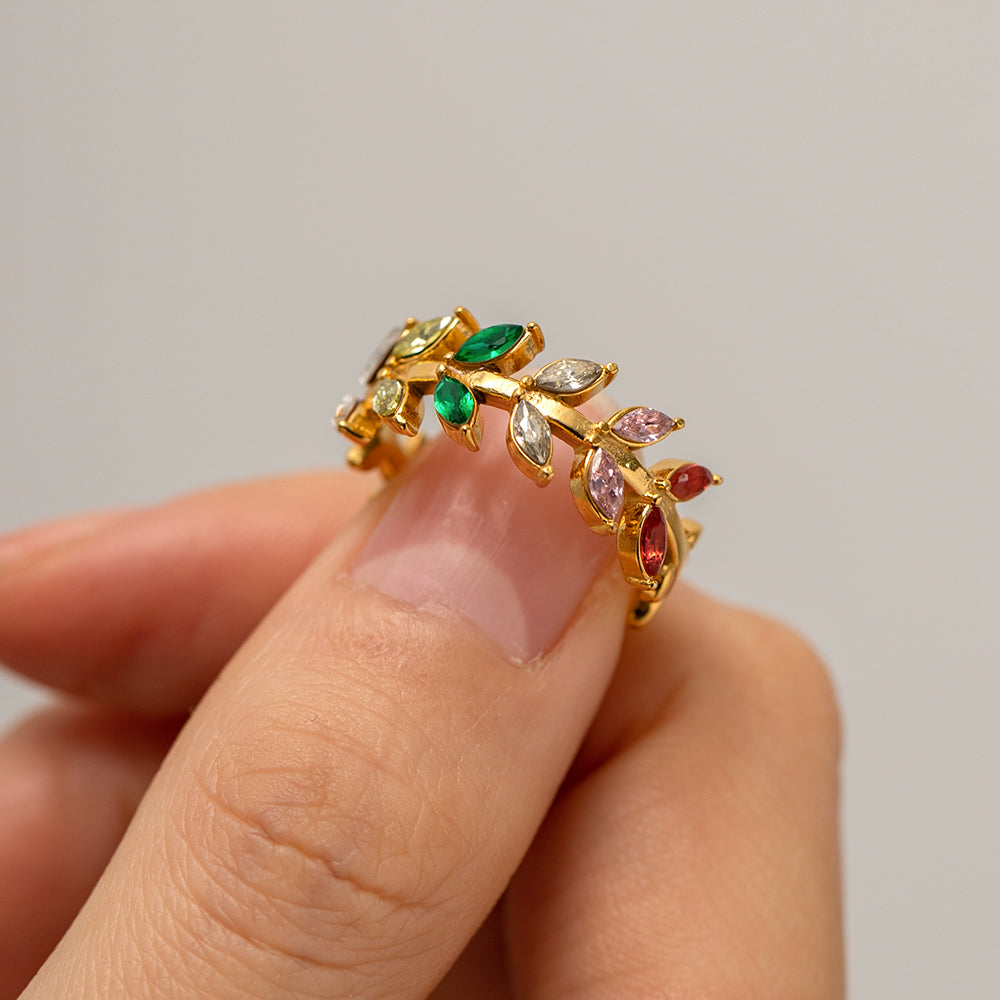 EUGY Leaf Ring (adjustable)