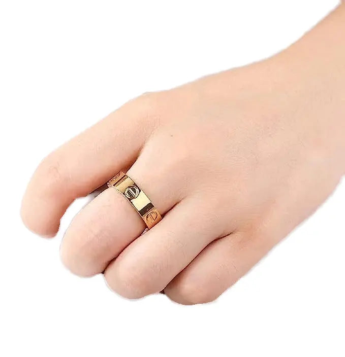 18K Gold Plated LOVE Ring