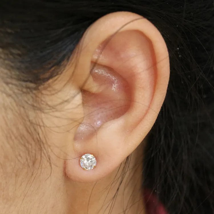 Cubic Zirconia Stud Earrings