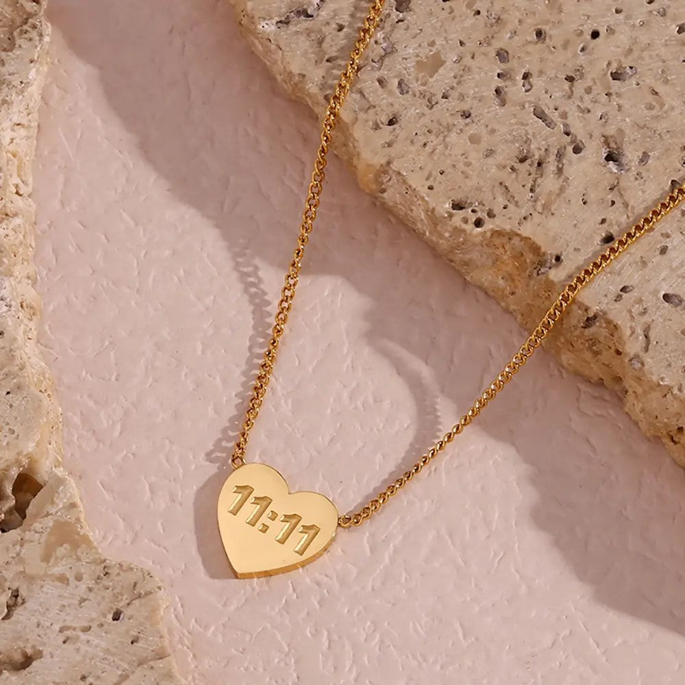 18K Gold Plated Angel-Number Necklace