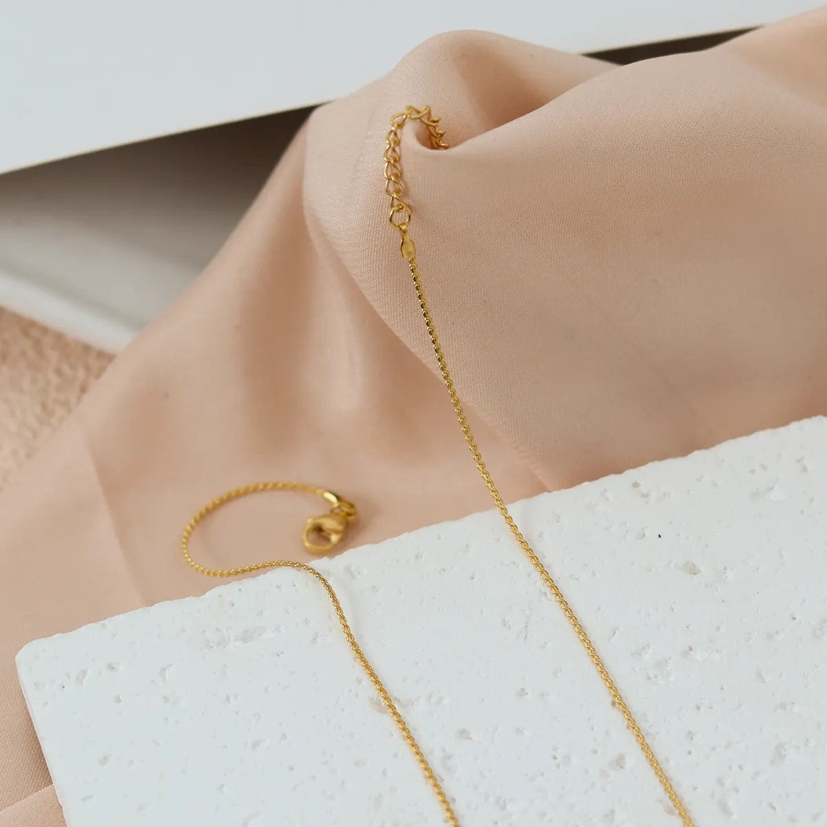 18K Gold Plated S-Dainty Necklace