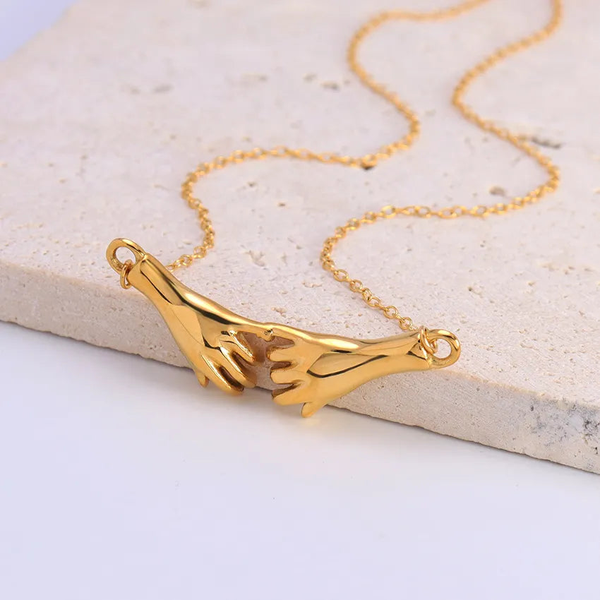 18K Gold Plated Pinky Promise Necklace