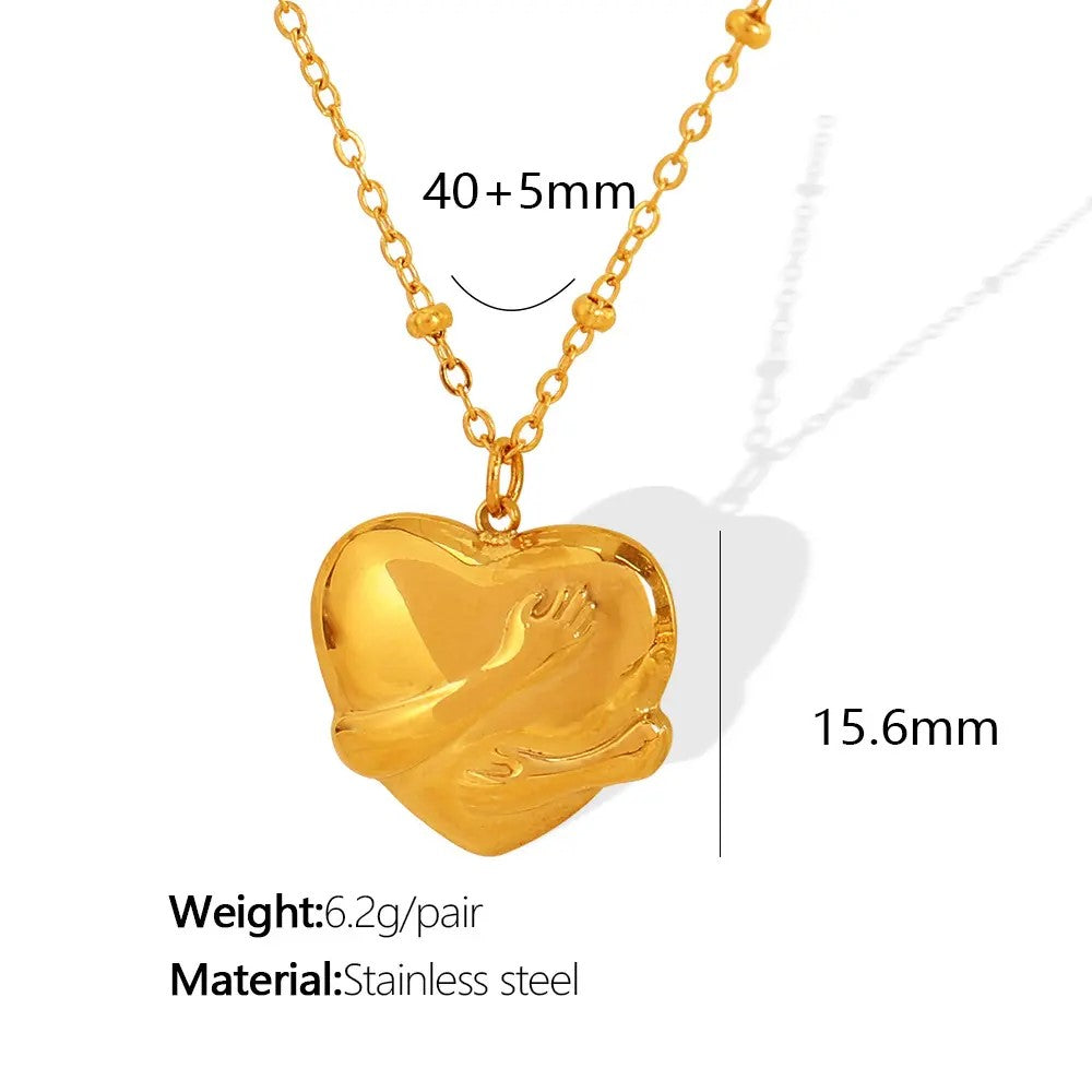 18K Gold Plate Self-Love Pendant Necklace