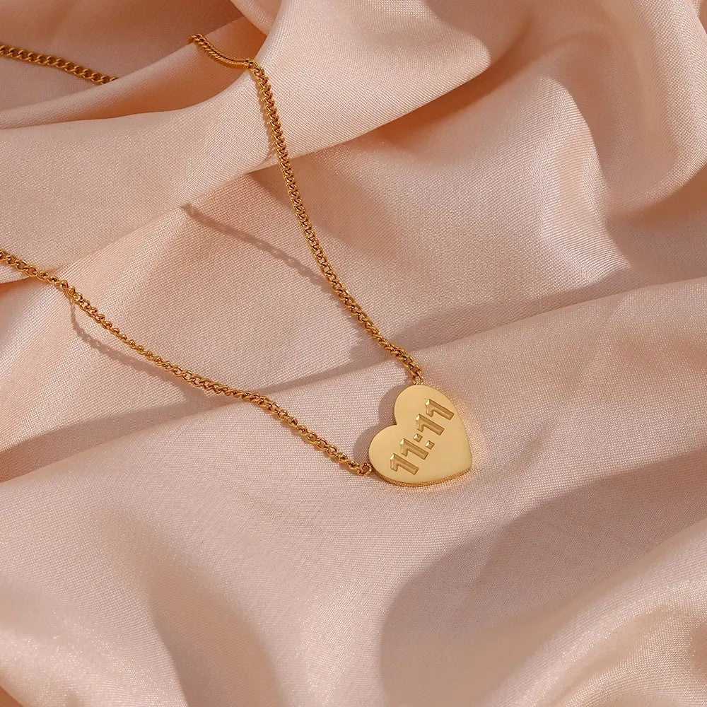18K Gold Plated Angel-Number Necklace