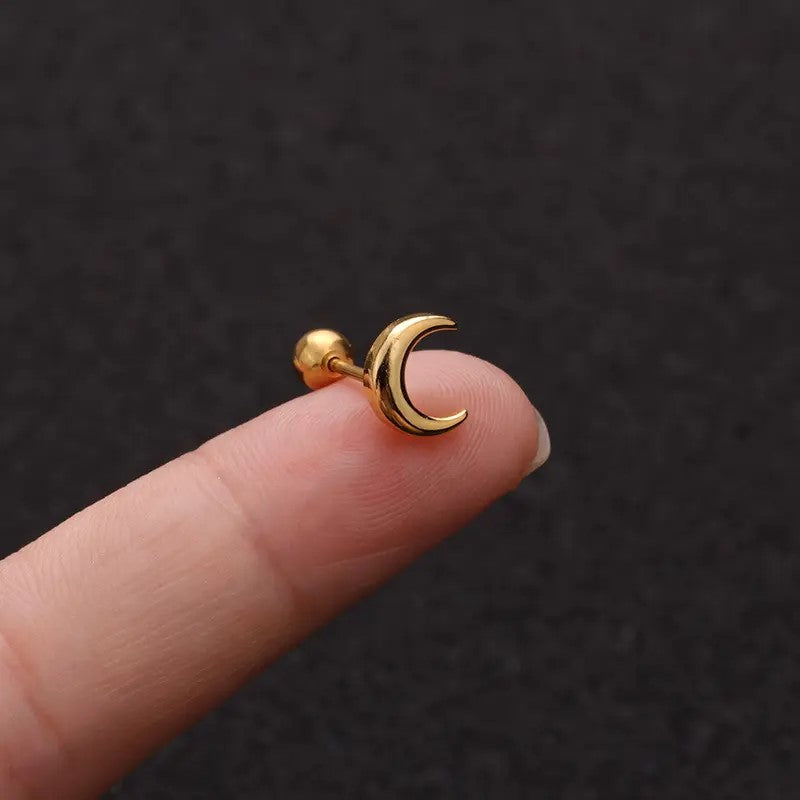 18K Gold Plated Cartilage Piercing Earrings (Singles)