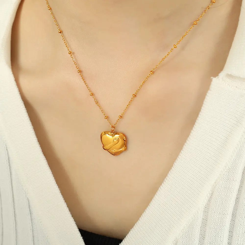 18K Gold Plate Self-Love Pendant Necklace