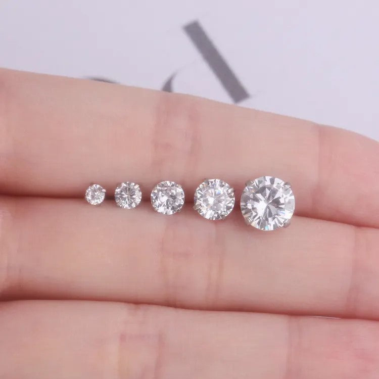 Cubic Zirconia Stud Earrings