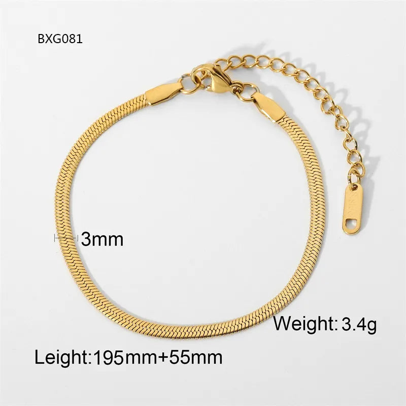 KIMMY Flat Snake Bracelet