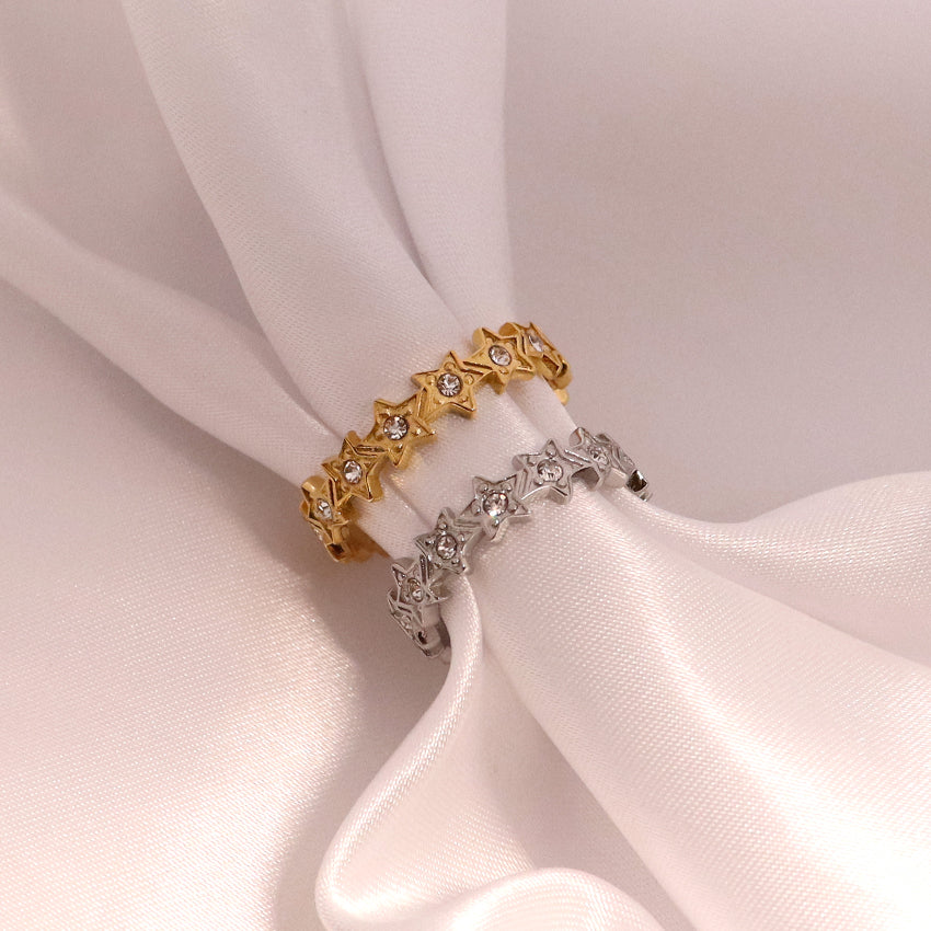 18K Gold Plated Star Ring