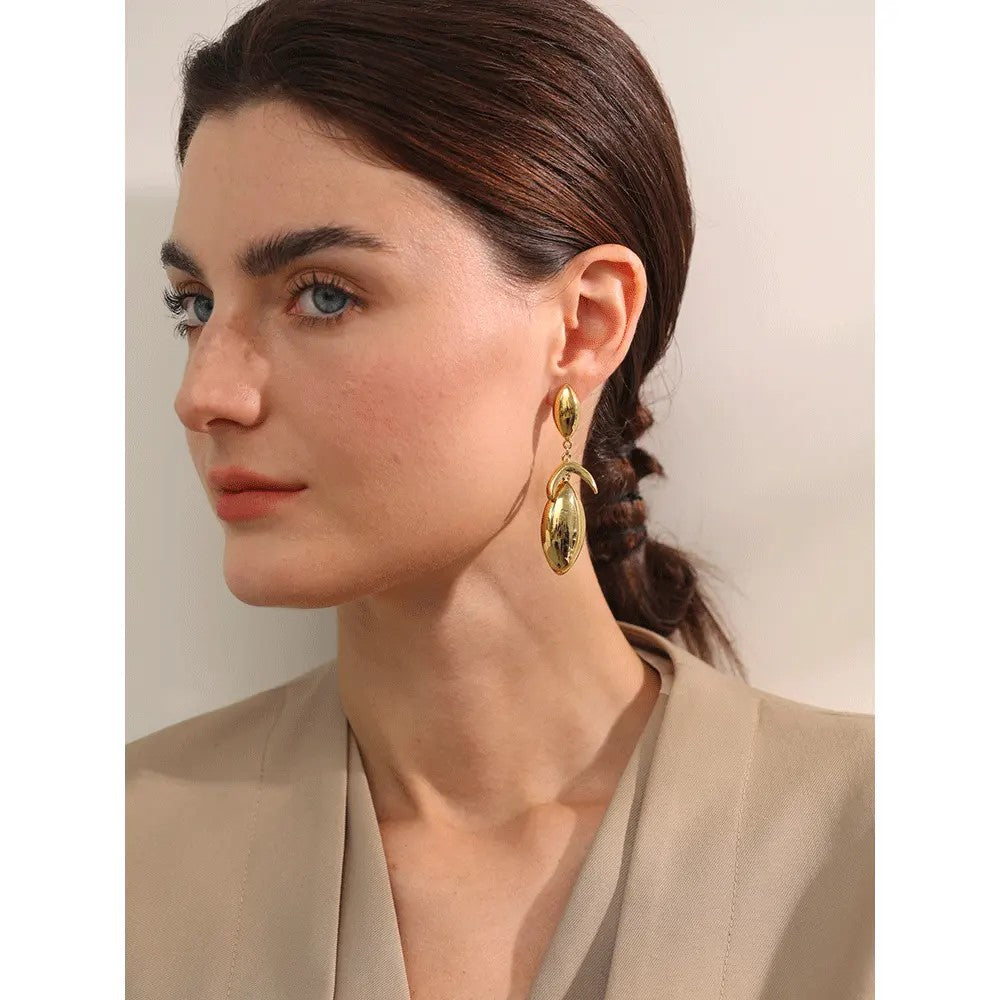 18K Gold Plated Drop-Dangle Earrings