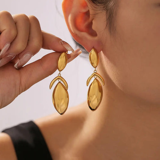 18K Gold Plated Drop-Dangle Earrings