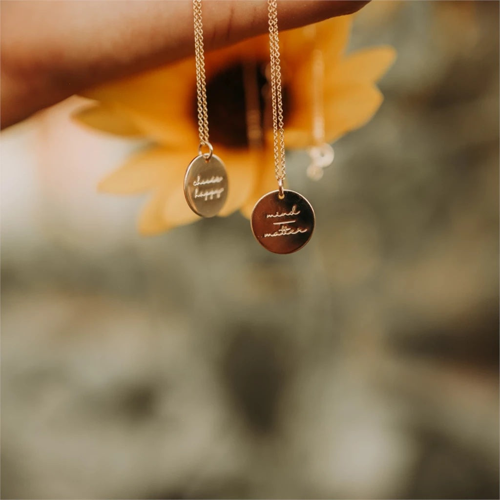 18K Gold Plated Motivation Necklaces