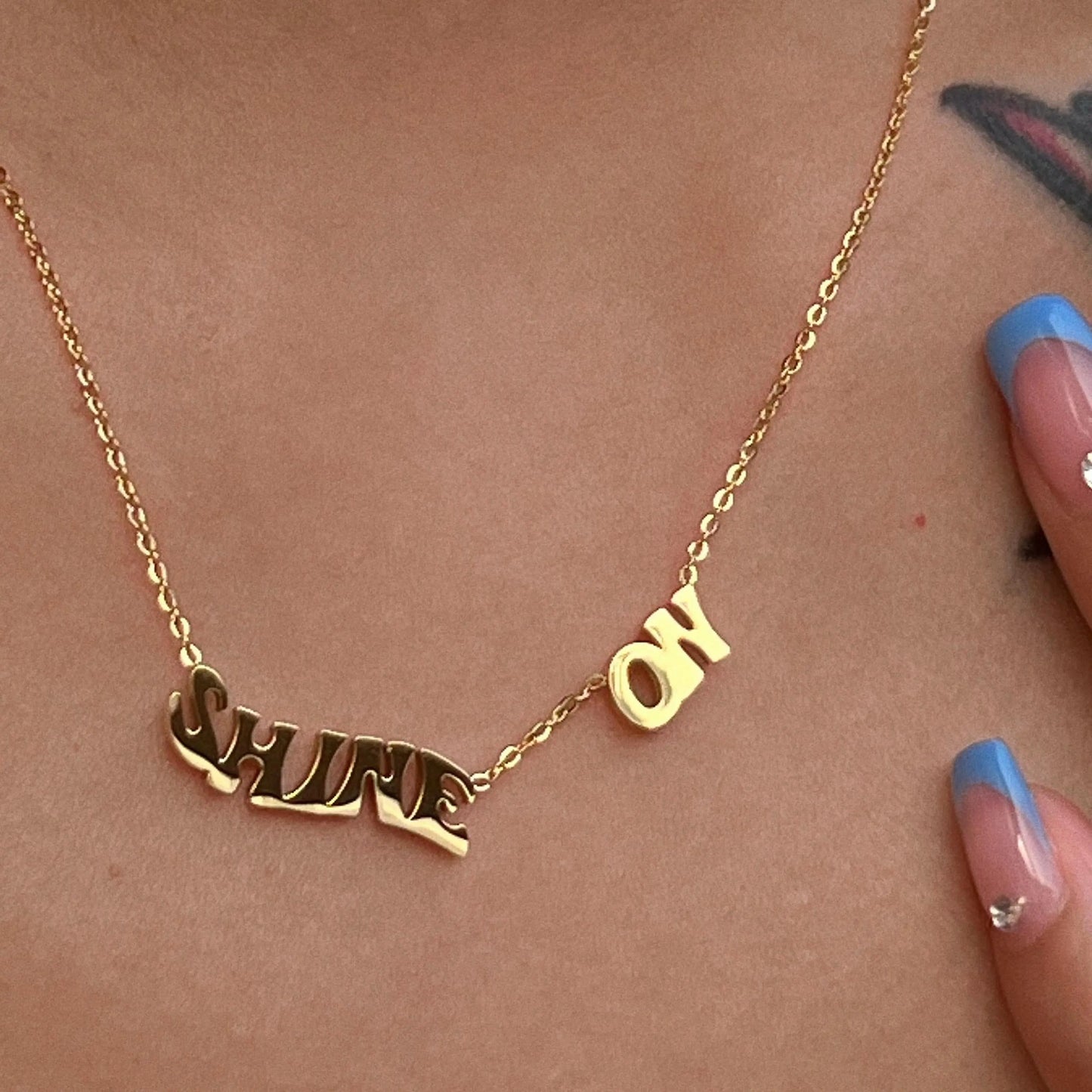 18k Gold Plated Shine On Necklace