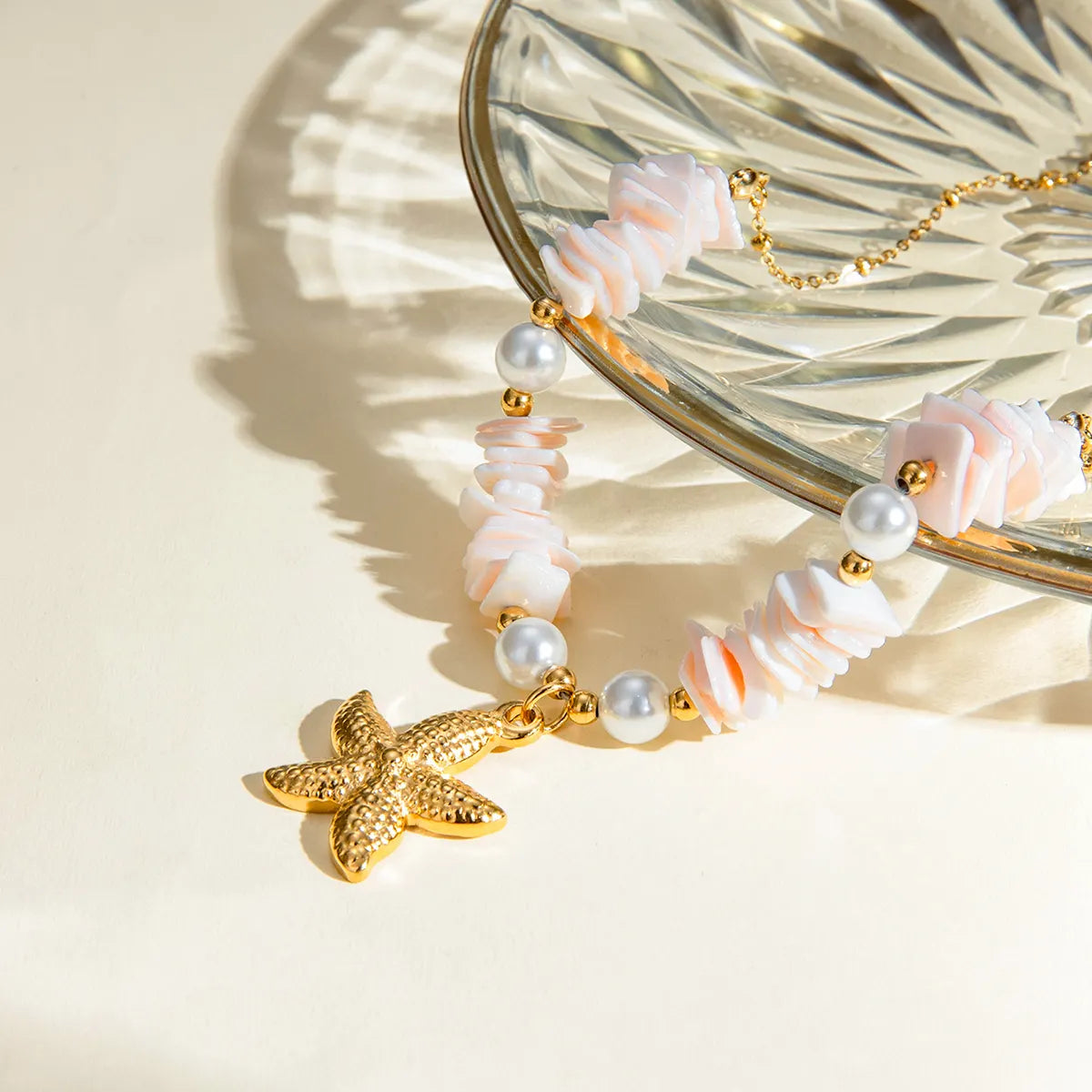 18K Gold Plated Ocean Charm Necklace