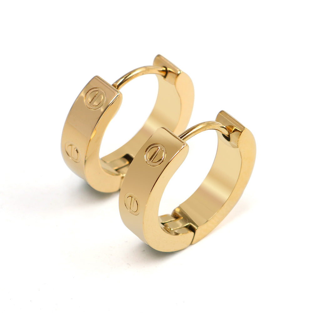 18K Gold Plated Luxury Love Earring