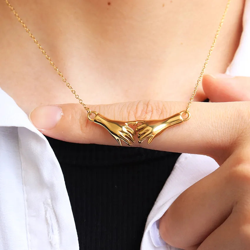 18K Gold Plated Pinky Promise Necklace