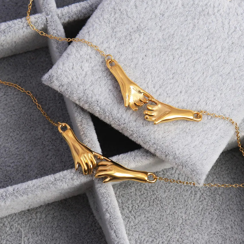 18K Gold Plated Pinky Promise Necklace