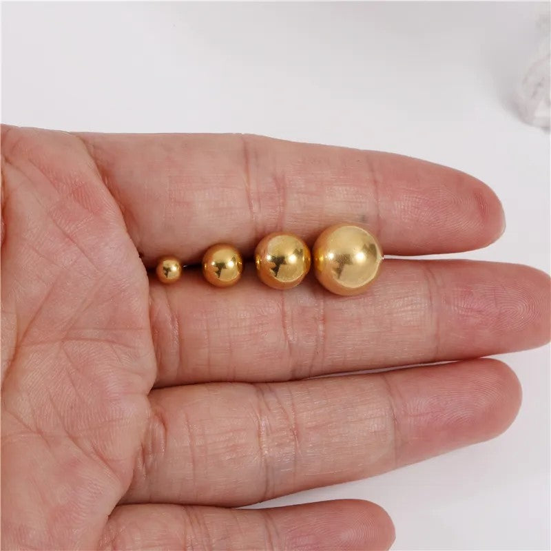 18K Gold Plated Ball Stud