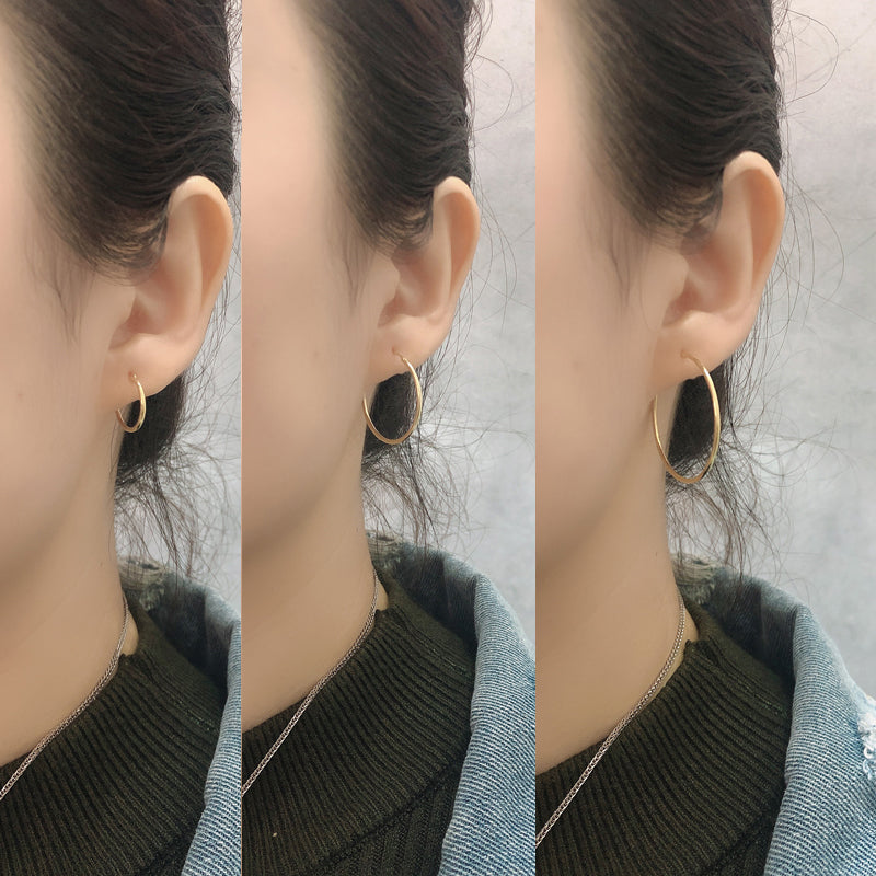 18K Gold Plated Classic Mini Hoop Earrings