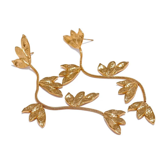 18K Gold Plated Shakti Drop Earrings