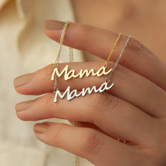 18K Gold Plated Mama Necklace