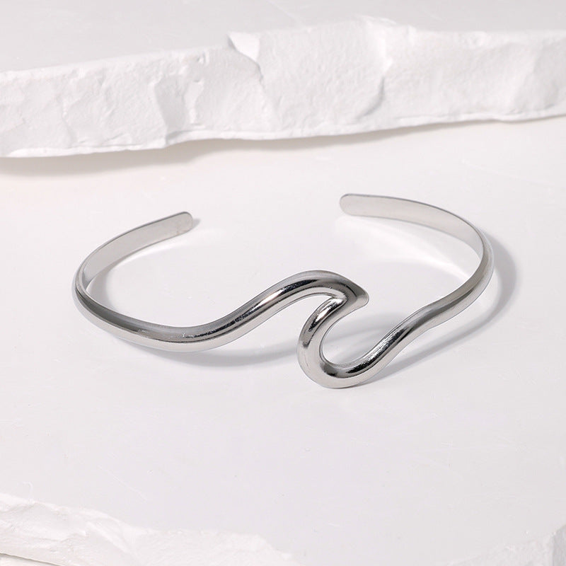 18K Gold Plated Wace Cuff Bangle
