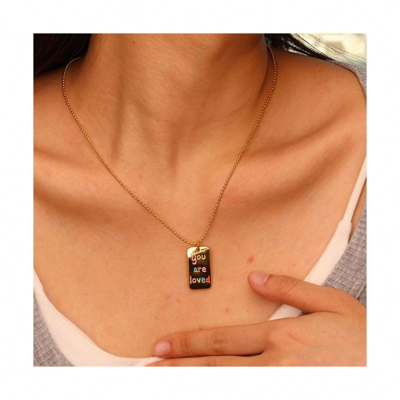 18K Gold Plated "You are Loved" Necklace