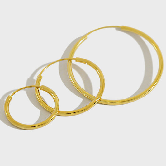 18K Gold Plated Classic Mini Hoop Earrings