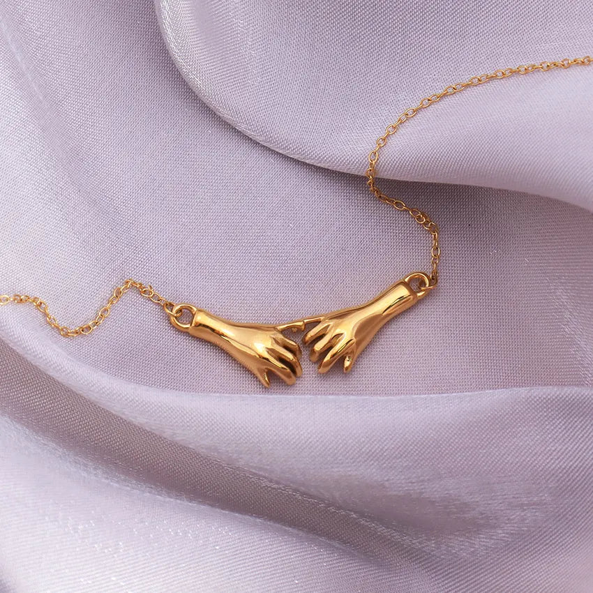 18K Gold Plated Pinky Promise Necklace