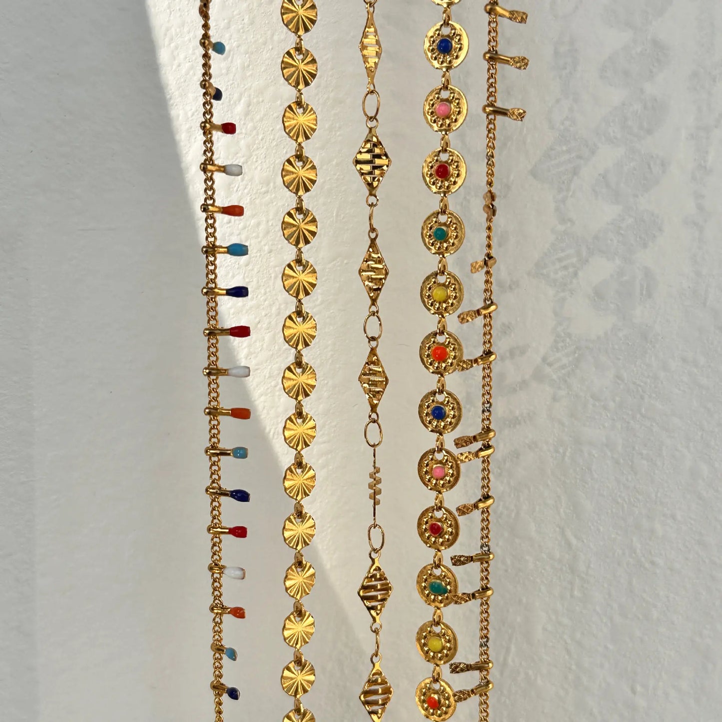 18K Gold Plated Retro Beach Belly Chains