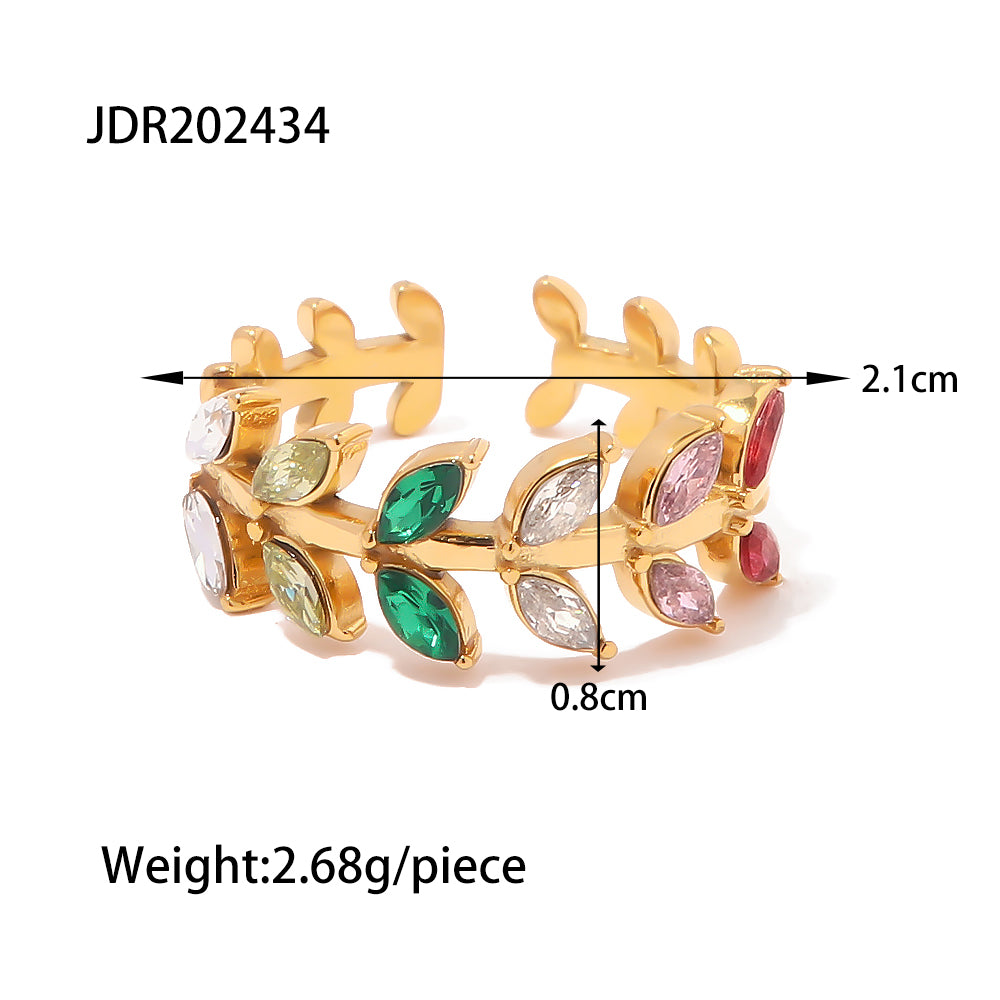 EUGY Leaf Ring (adjustable)