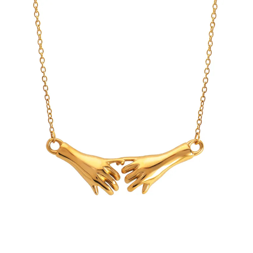 18K Gold Plated Pinky Promise Necklace