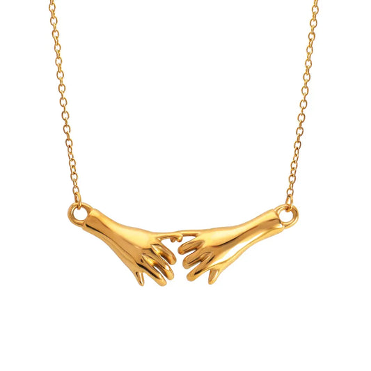 18K Gold Plated Pinky Promise Necklace