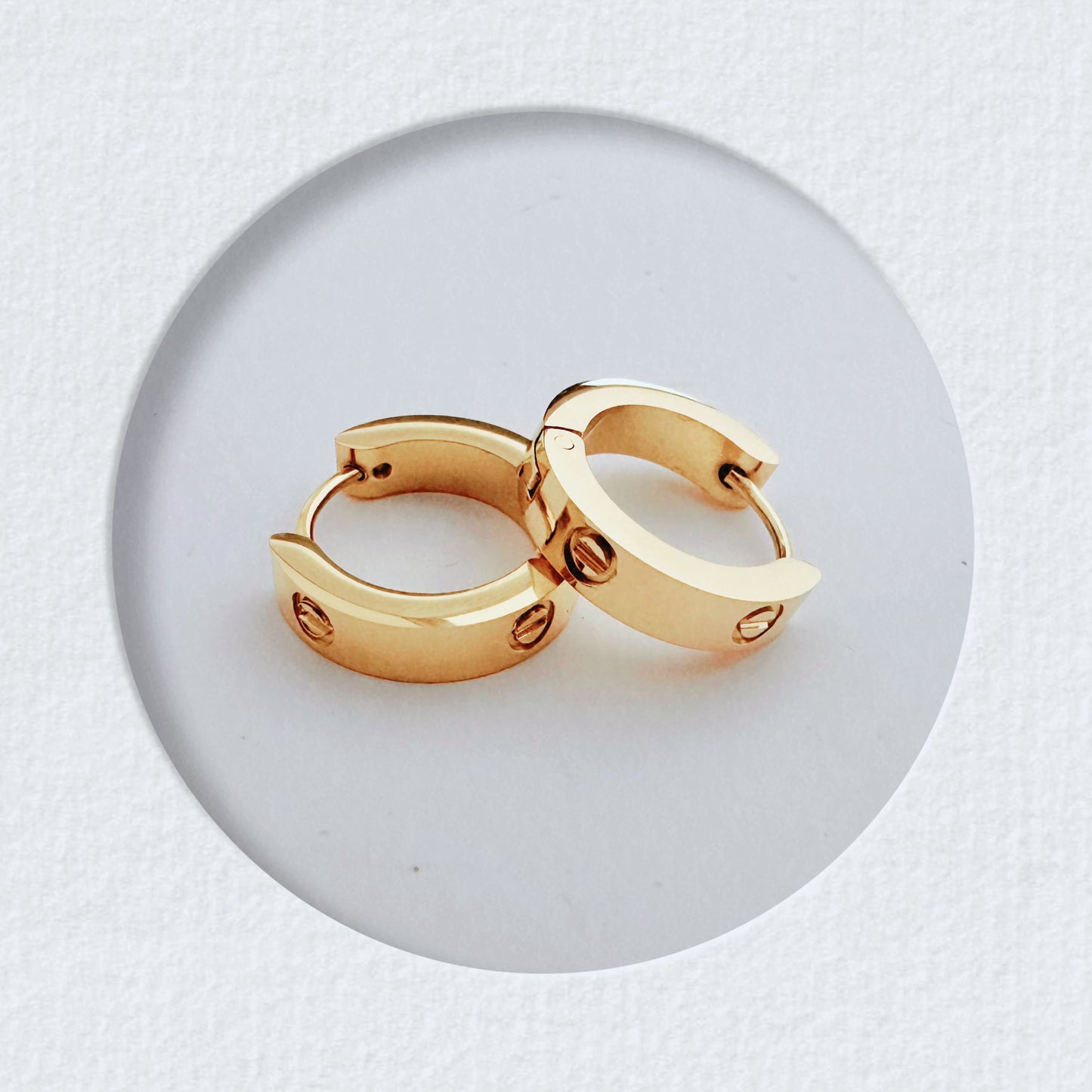 18K Gold Plated Luxury Love Earring