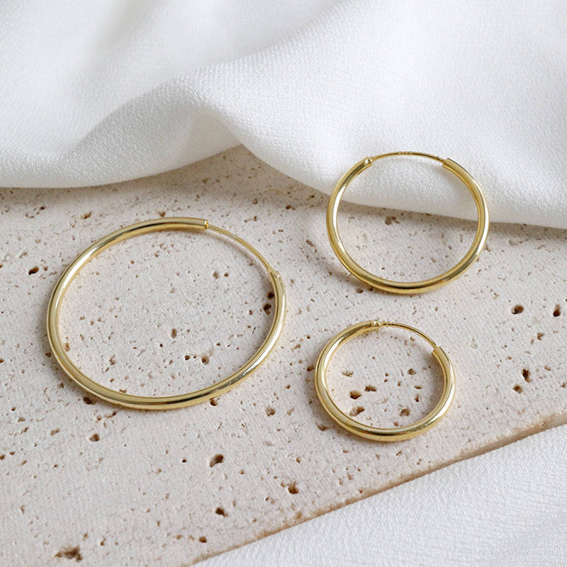 18K Gold Plated Classic Mini Hoop Earrings