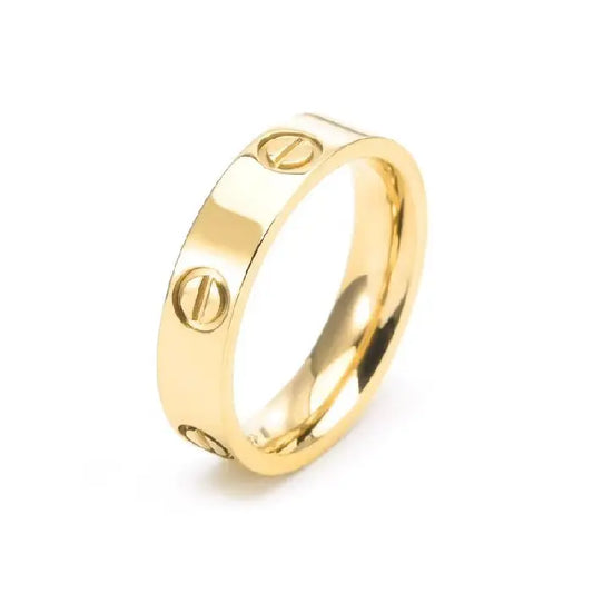 18K Gold Plated LOVE Ring
