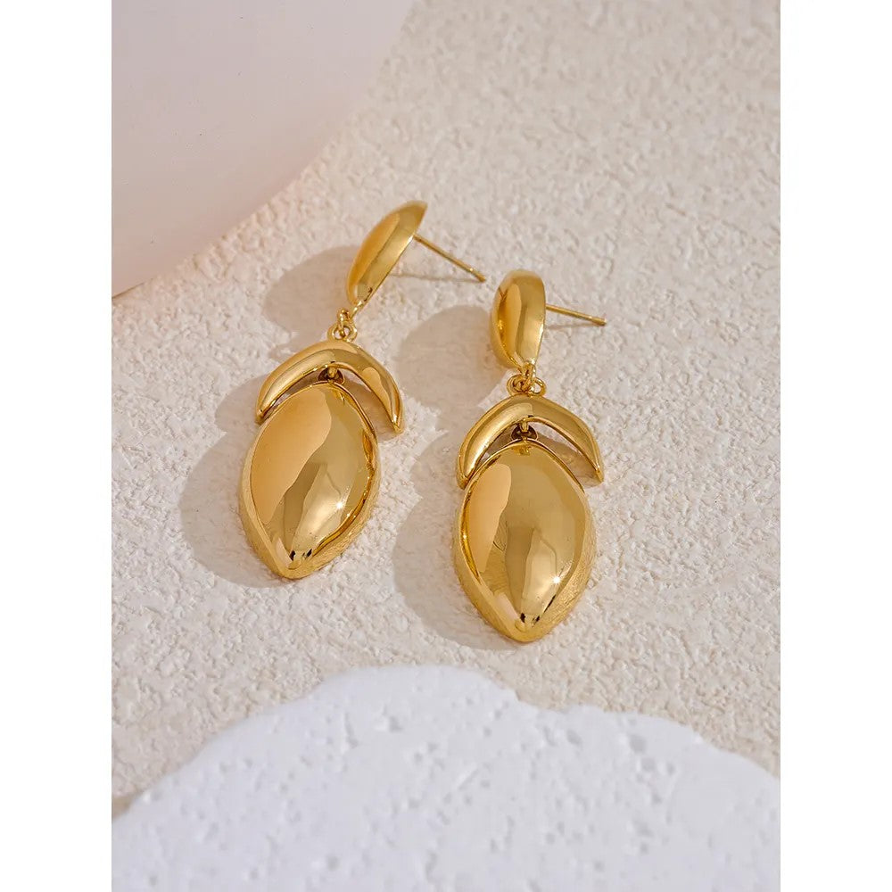 18K Gold Plated Drop-Dangle Earrings