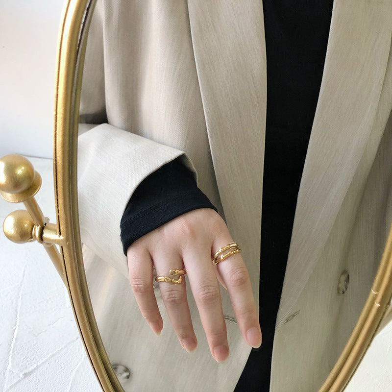 18K Gold Plated Self Love Hug Me Ring